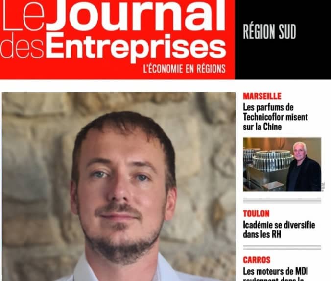 Le Journal Des Entreprises在报纸上发表关于Veritise的文章